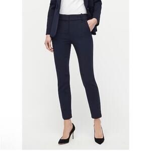J.Crew Pants Women 10 Navy Blue Cameron Slim Crop Trouser 4 Season Stretch Work